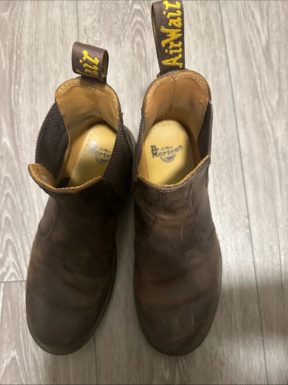 Dr. Martens Brown Leather Chukka Boots